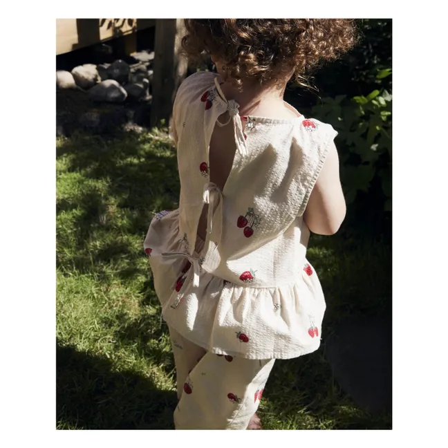 Top Elma Fraises | Ecru