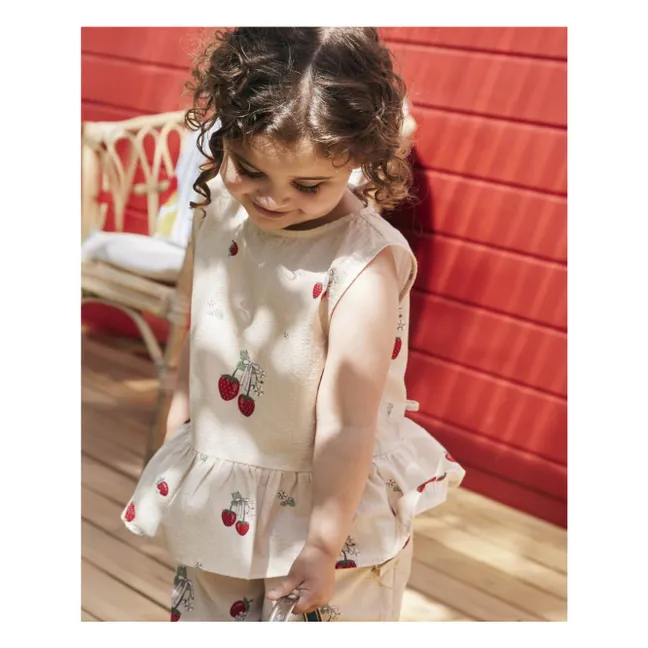 Top de fresa Elma | Crudo