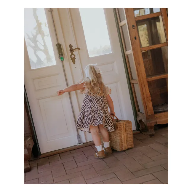 Robe Duna Zèbre | Noir