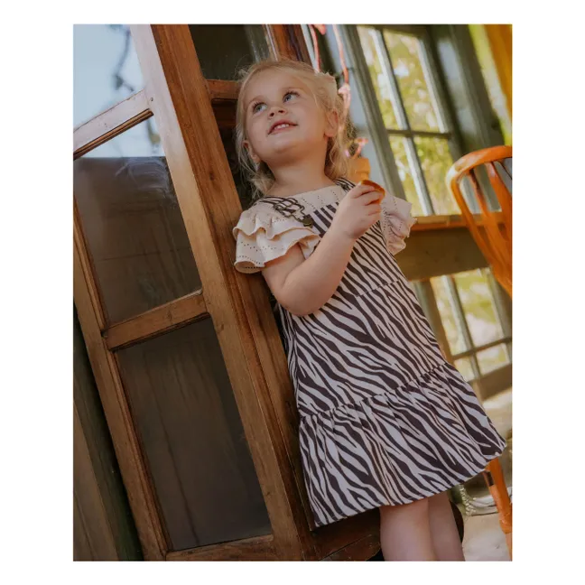 Robe Duna Zèbre | Noir