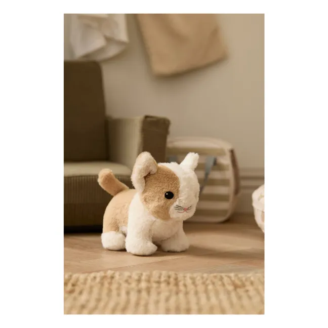 Gatito de peluche con bolsa