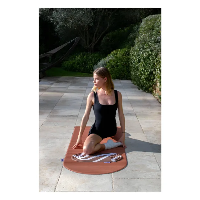 Tapis d'exercice Archy | Terre cuite
