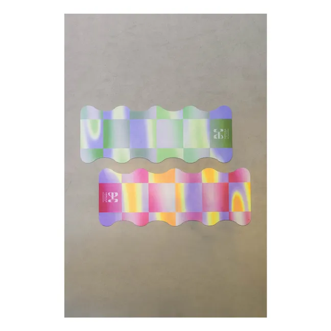 Mar Dance out Yoga mat, Leslie David - Limited Edition  | Fuchsia