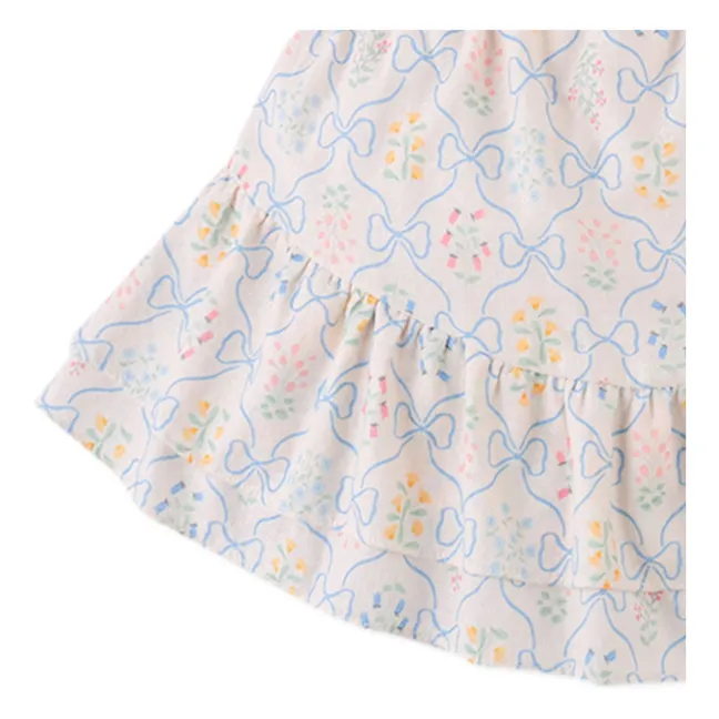 Jupe Short Volants Theresa | Ecru