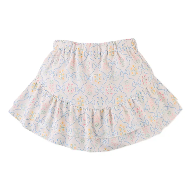 Jupe Short Volants Theresa | Ecru