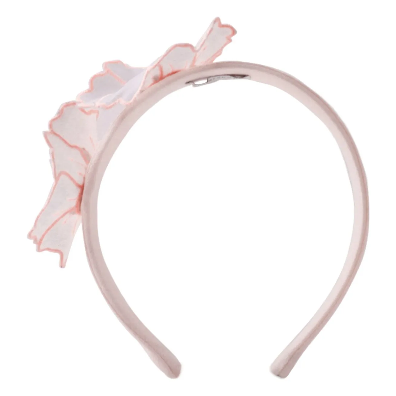 Serre-tête Vanessa Fleurs | Rose pâle- Image produit n°0