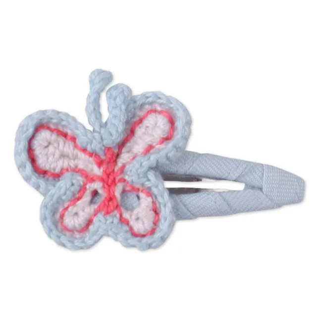 Lot Barrettes et Chouchou Brienne | Bleu