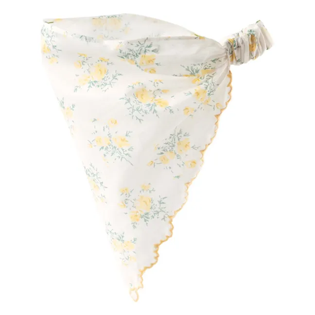 Bandeau Avalon Fleuri | Ecru