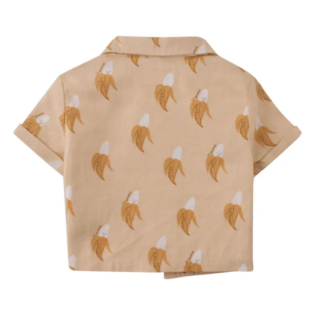 Chemise Ekko Bananes Lin | Beige