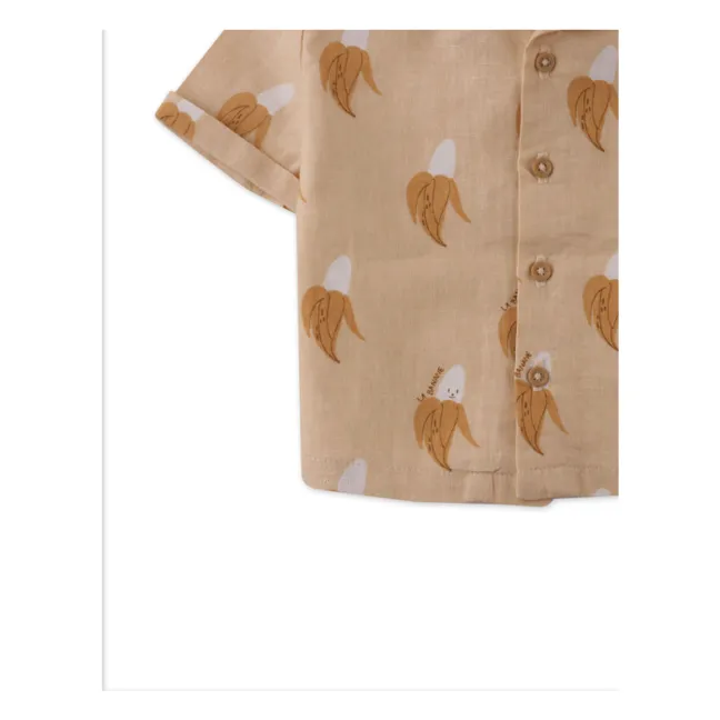Chemise Ekko Bananes Lin | Beige