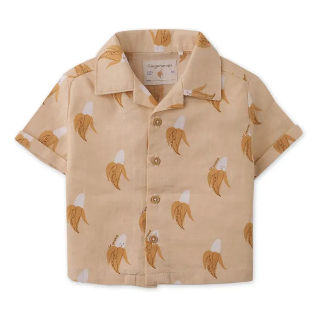 Chemise Ekko Bananes Lin | Beige