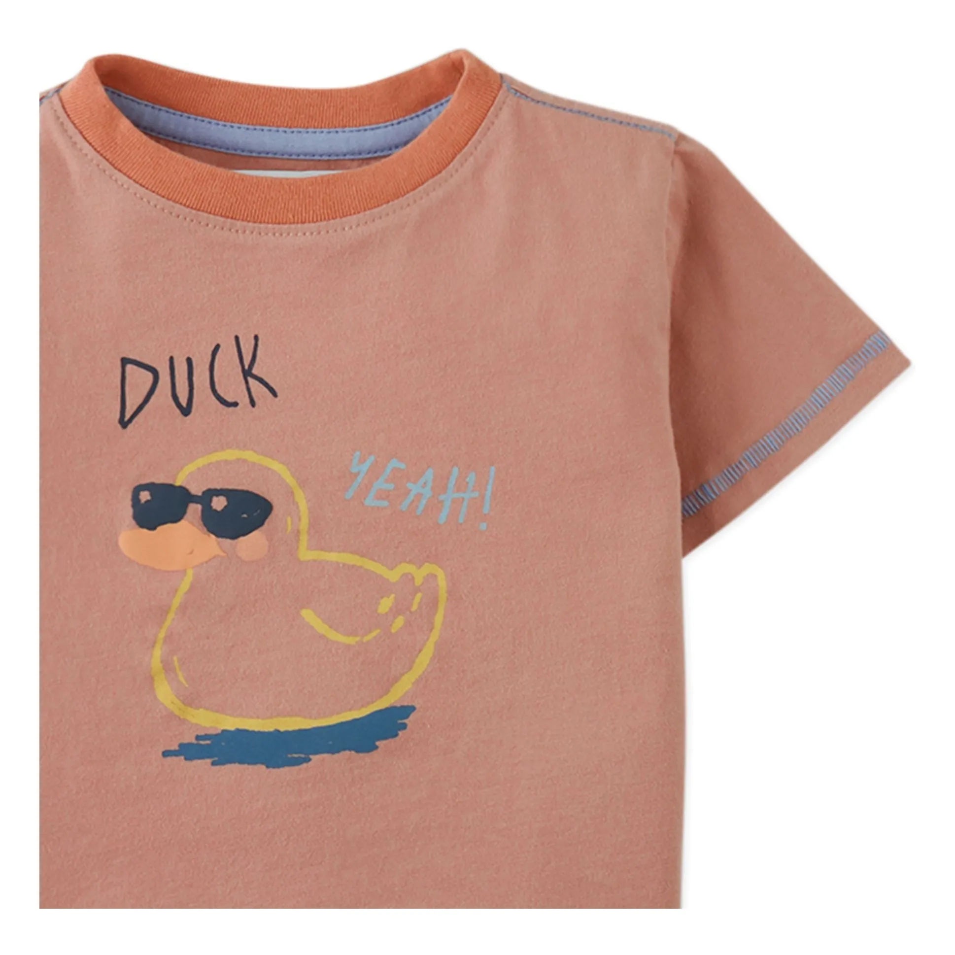 T-shirt Levi Duck | Terracotta- Image produit n°1