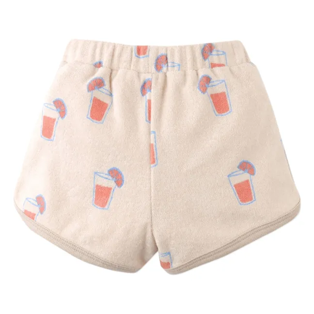 Conjunto de camiseta y pantalón corto Matthew | Beige chiné