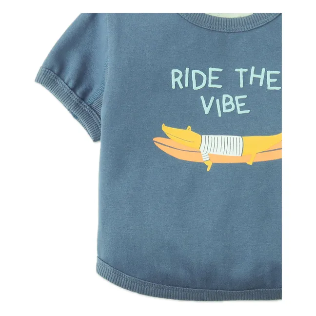 T-shirt Chalice Ride The Vibe | Bleu