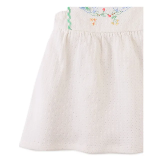 Robe Aviana Brodée | Blanc