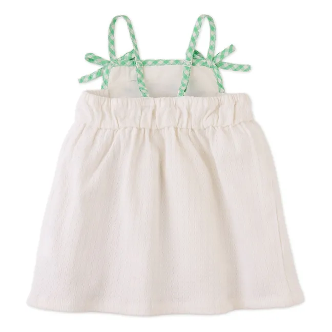 Robe Aviana Brodée | Blanc