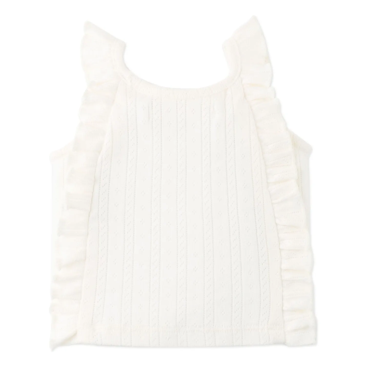 Top Freyja Pointelle | Ecru- Image produit n°4