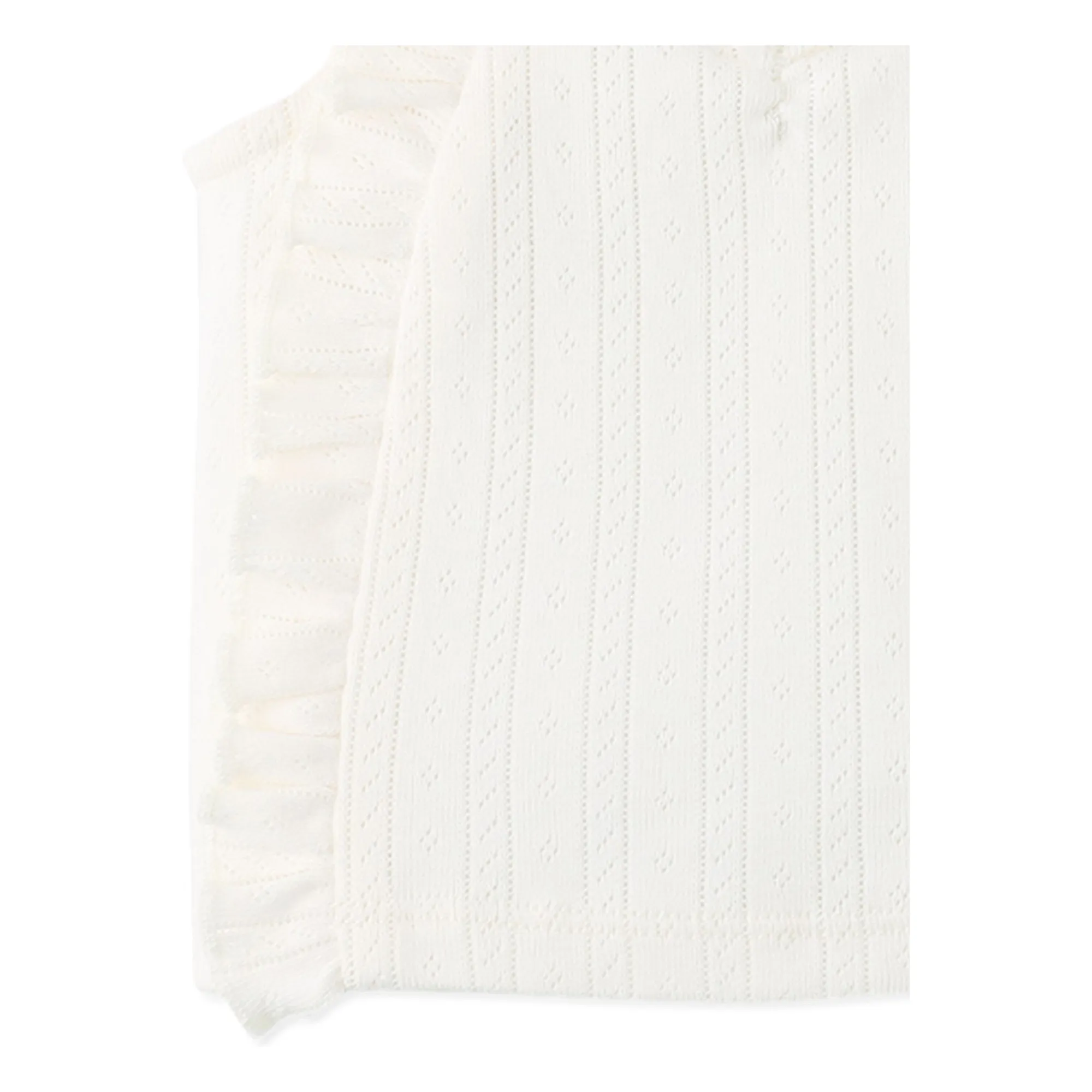 Top Freyja Pointelle | Ecru- Image produit n°3