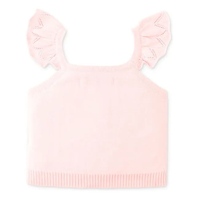 Top de punto Georgina Baby | Rosa Pálido