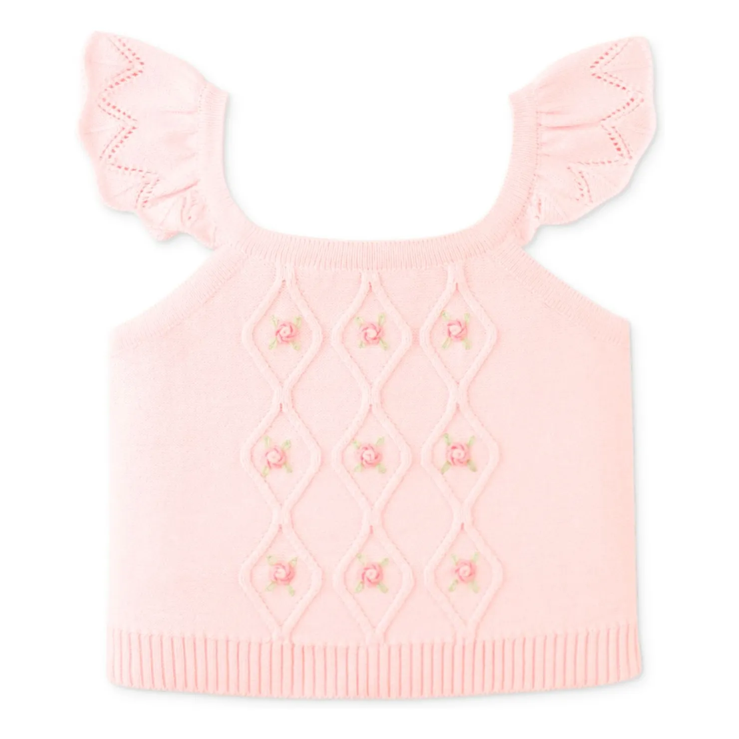 Top Georgina Maille Bébé | Rose pâle- Image produit n°0
