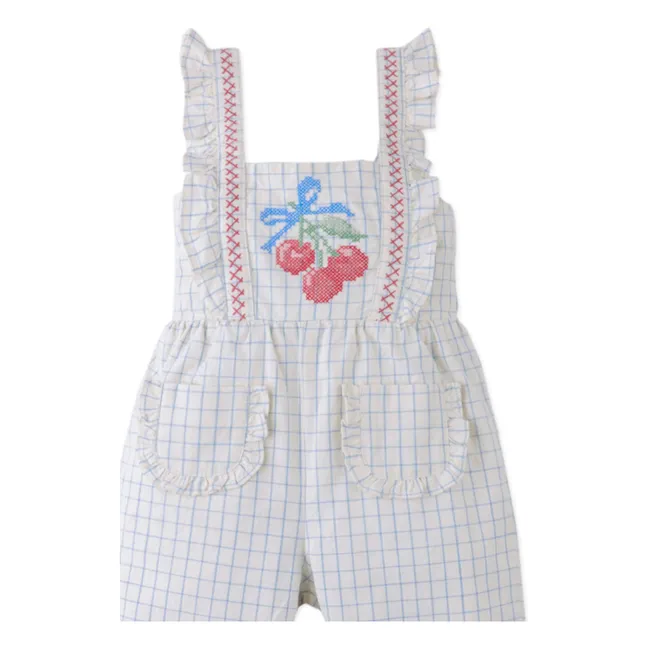 Poebe Ruffle Jumpsuit | Ecru