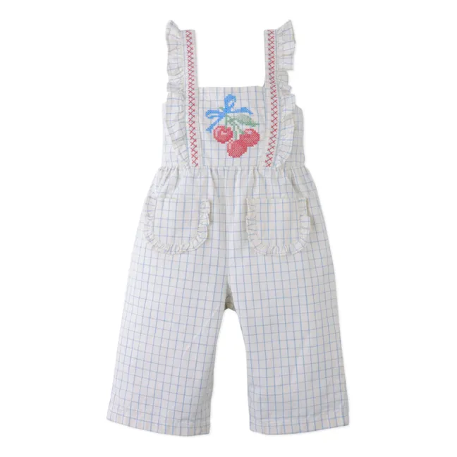 Poebe Ruffle Jumpsuit | Ecru