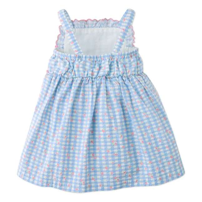 Robe Powder Nœuds | Bleu