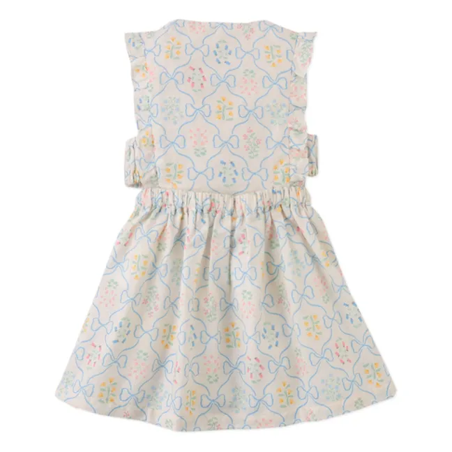 Robe Kelsea Nœuds | Ecru