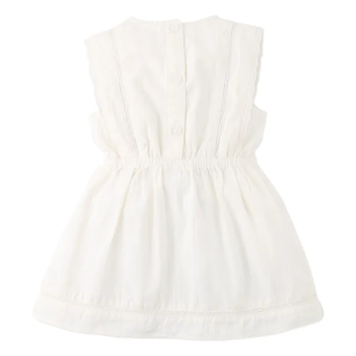 Vestido bordado Charlee | Blanco- Imagen del producto n°4