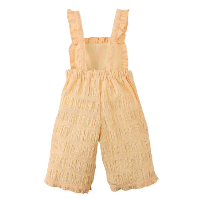 Cocona Embroidered Jumpsuit | Yellow