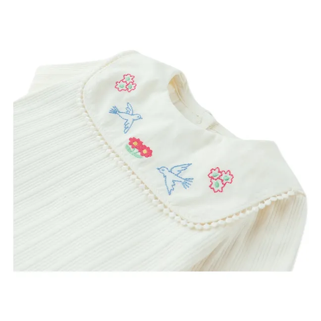 Jurin Top and Shorts set | Ecru