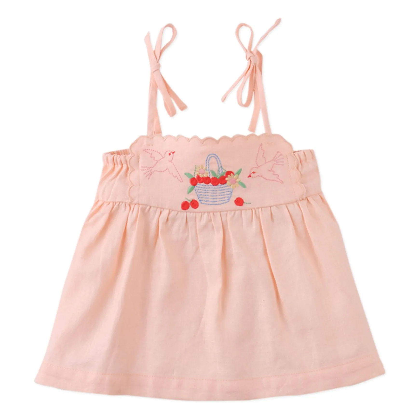 Ensemble Top et Short Hinata Lin | Rose pêche- Image produit n°2