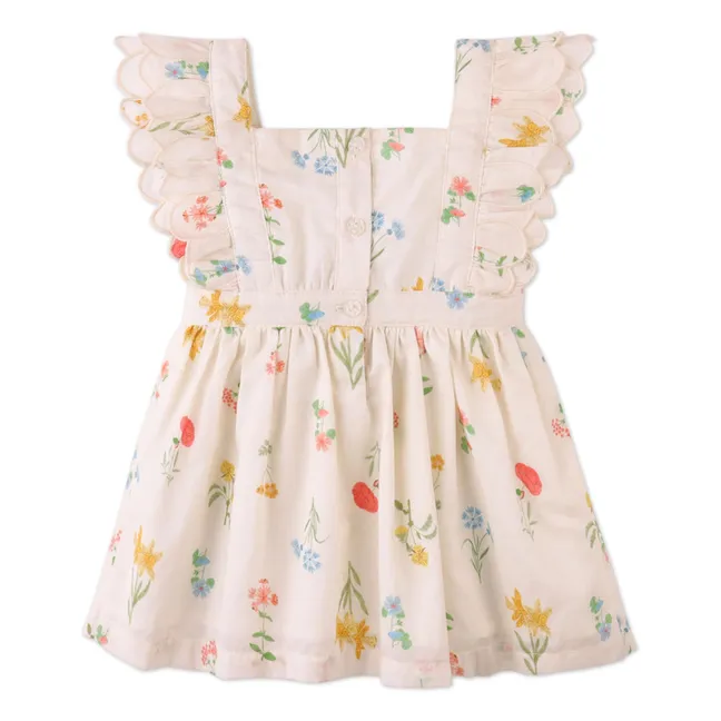 Robe Chisa Brodée | Ecru