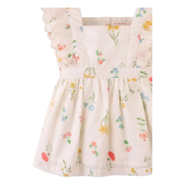 Robe Chisa Brodée | Ecru