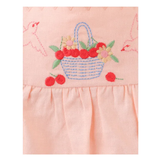 Ensemble Top et Short Hinata Lin | Rose pêche