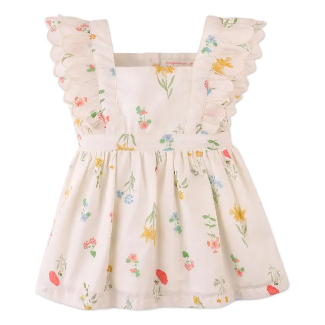 Robe Chisa Brodée | Ecru