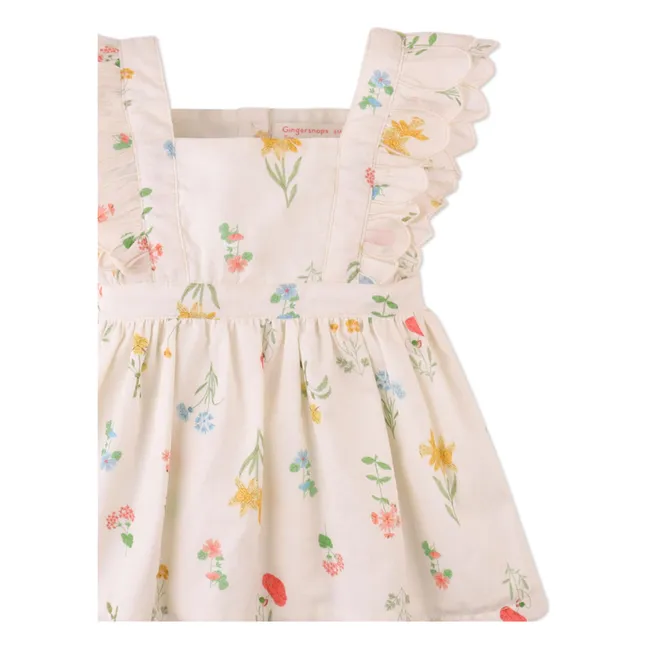 Robe Chisa Brodée | Ecru