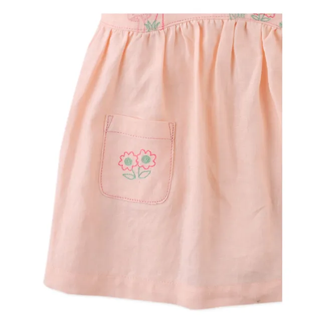 Robe Kayla Brodée | Rose pâle
