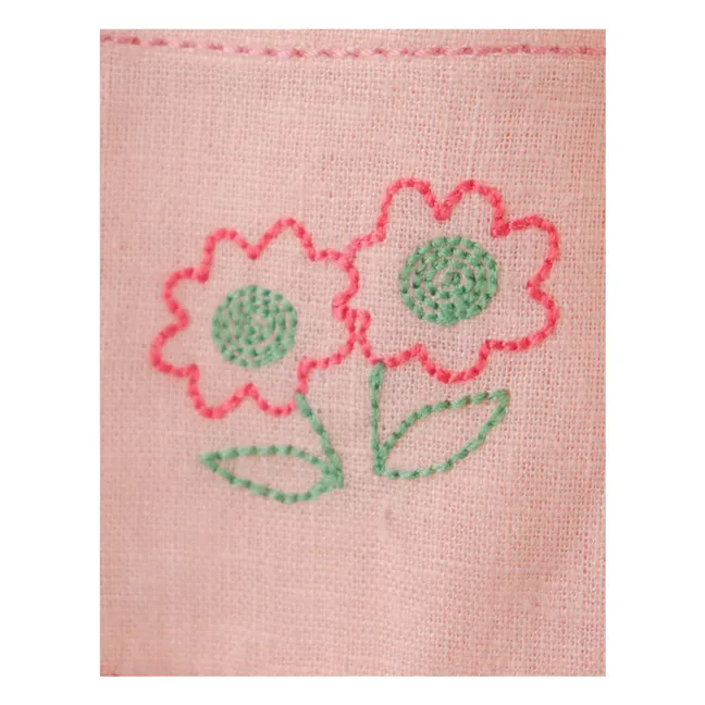 Robe Kayla Brodée | Rose pâle