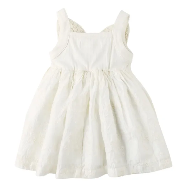 Robe Gabrielle Brodée | Blanc