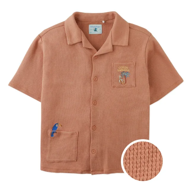 Chemise Tommy Toucan Gaufrée | Marron