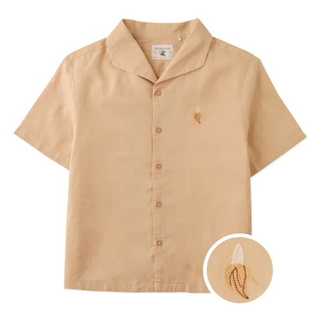 Chemise Ron Banane Lin | Beige