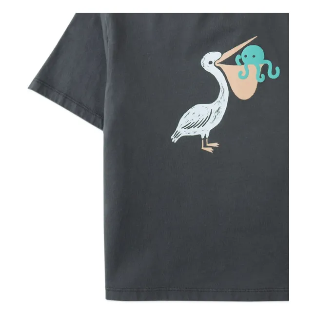 T-shirt Eld Pelican | Gris anthracite