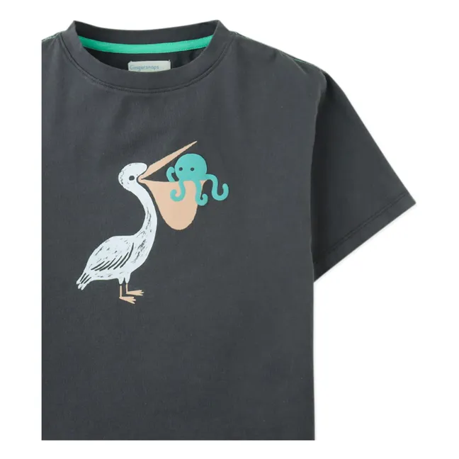 T-shirt Eld Pelican | Gris anthracite
