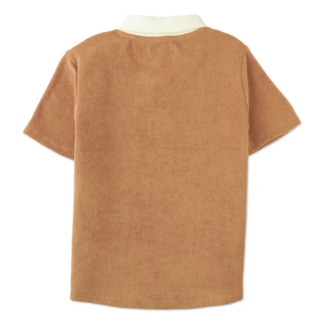 Polo Damian Eponge | Marron