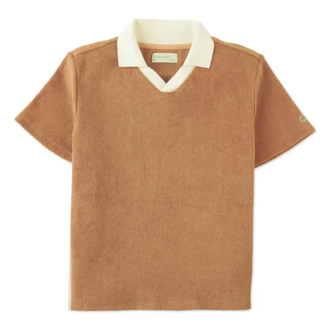 Polo Damian Eponge | Marron