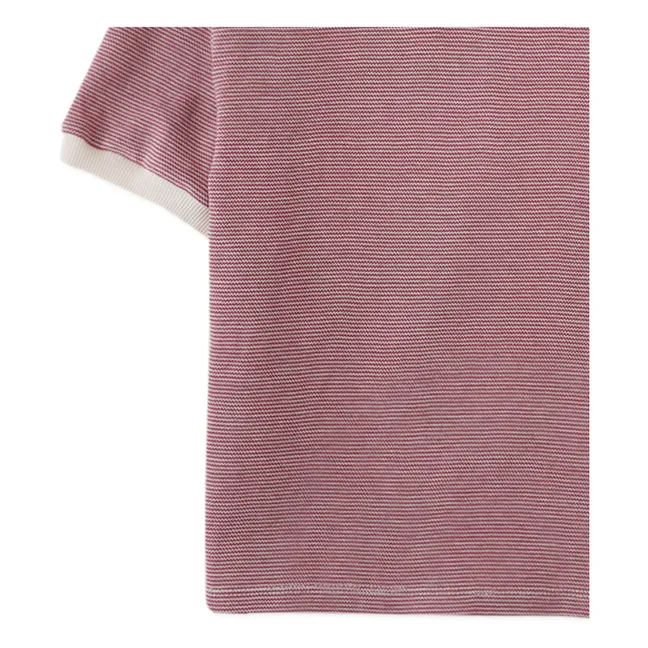 Polo Alastor Rayé | Bordeaux