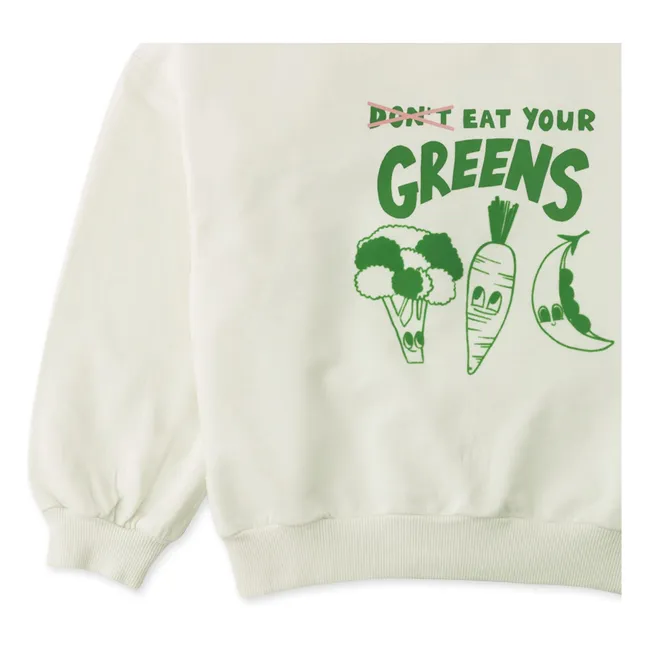 Sweat Serena Eat Your Greens | Blanc