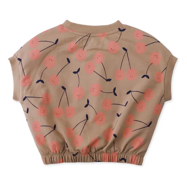 T-shirt Harper Cerises | Marron