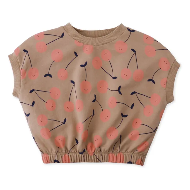 T-shirt Harper Cerises | Marron